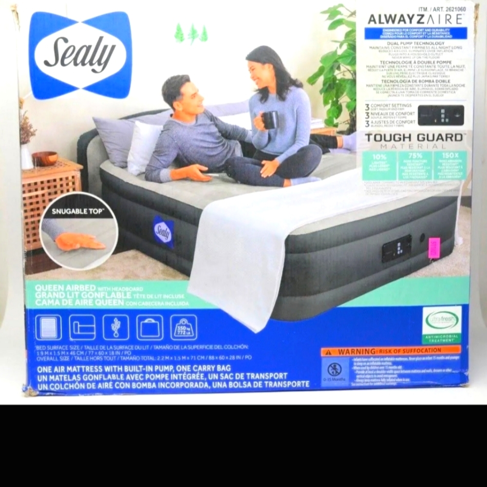 Queen Aired Mattress with pump